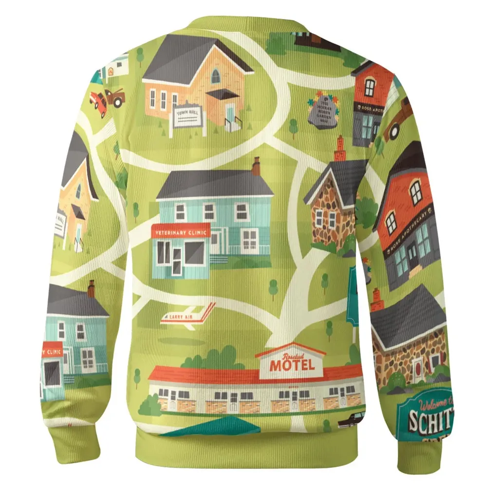 Schitt's Creek Town Map Cardigan - 3