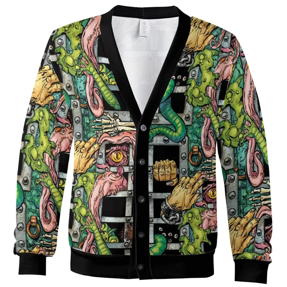 Castle Grayskull Dungeon He-man And The Masters Of The Universe Cardigan - 2