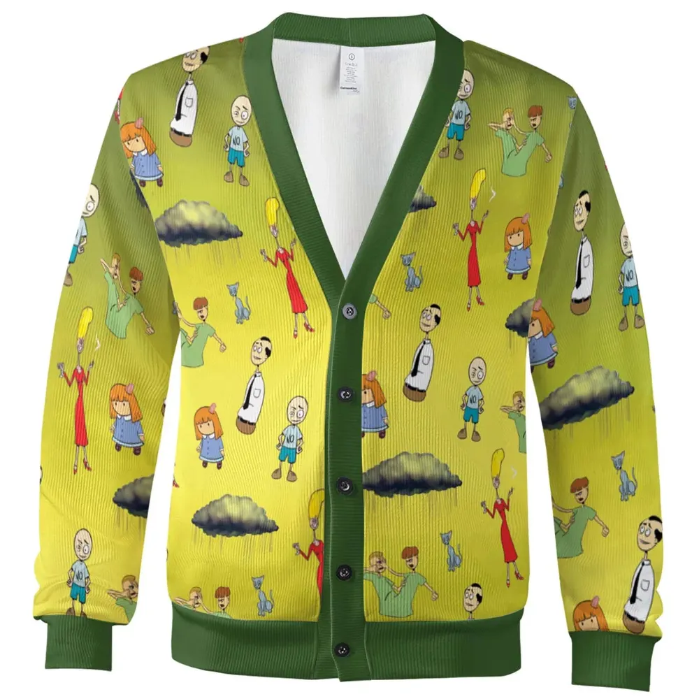 The Oblongs Retro TV Show Cardigan - 2