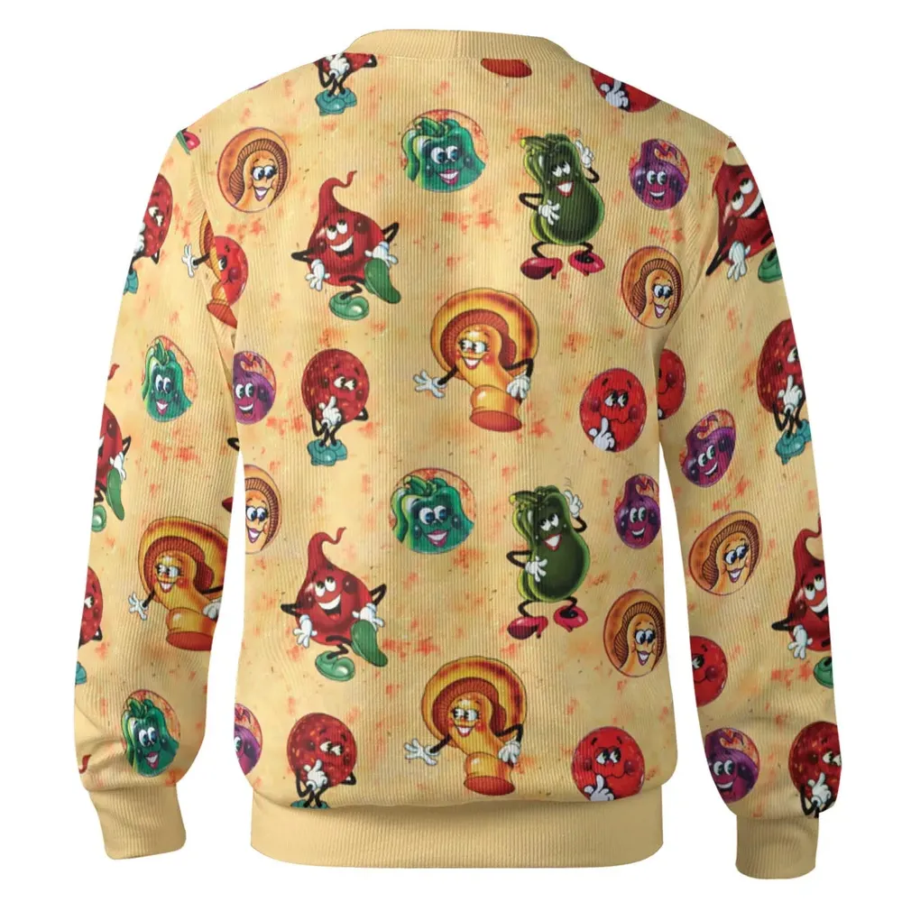 Old Board Game Pizza Party Cardigan - 3