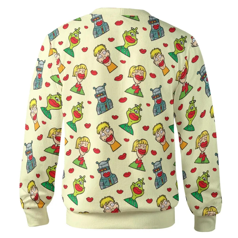 Wack-O-Wax Wax Lips Cardigan - 3