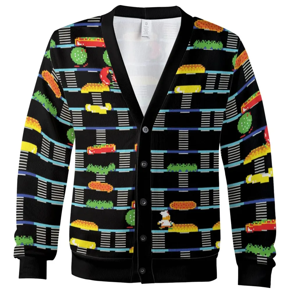 BurgerTime Arcade Game Cardigan - 2