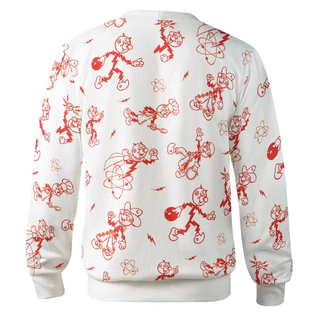Vintage Style Nostalgic Reddy Kilowatt Cardigan - 3