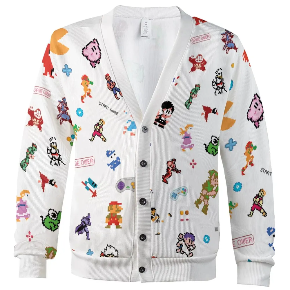 Iconic Video Game Characters Cardigan - 2