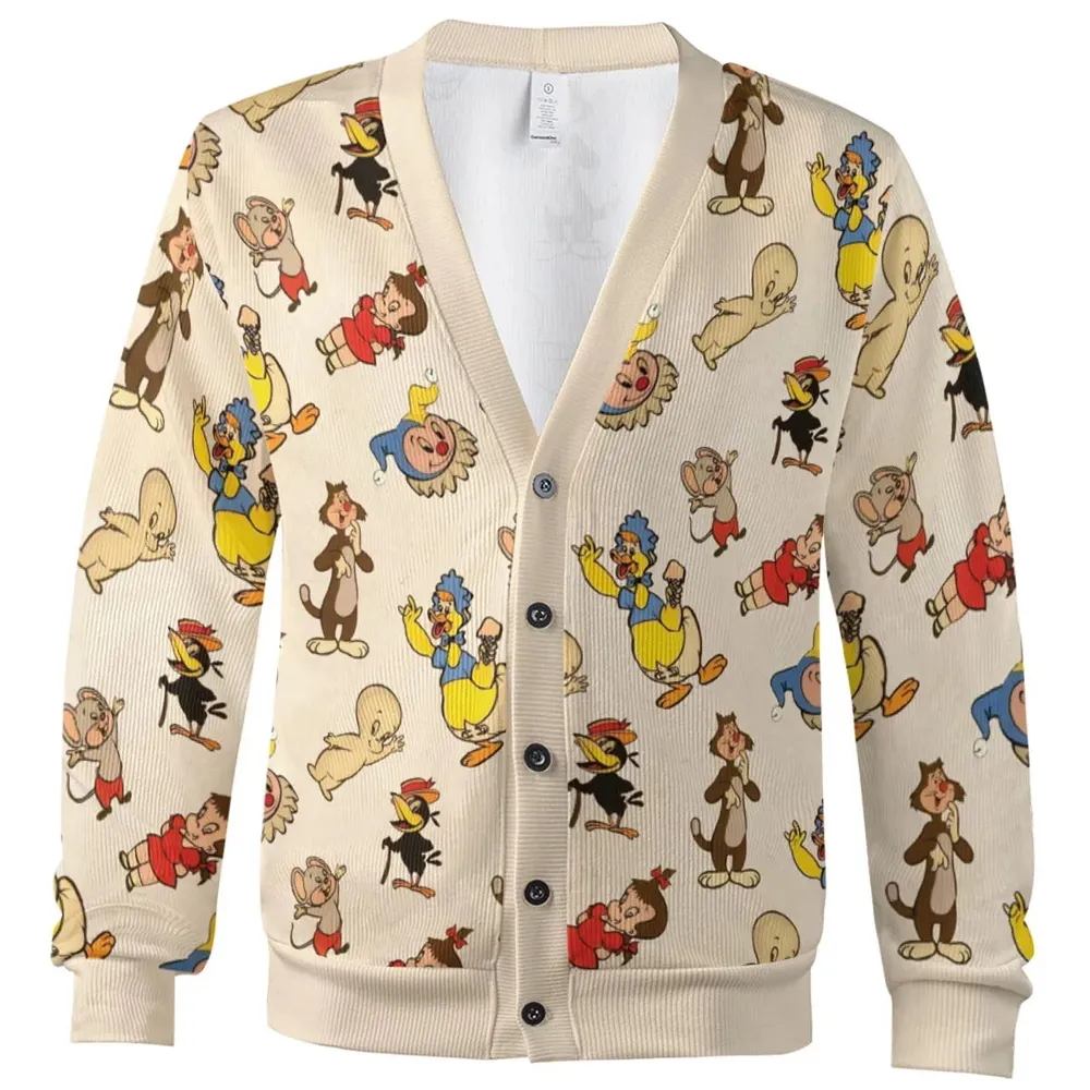 Harvey TV Stars Cartoon Characters Cardigan - 2