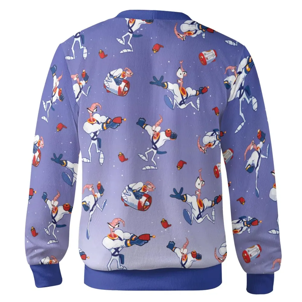 Ungroovy Earthworm Jim Cardigan - 3