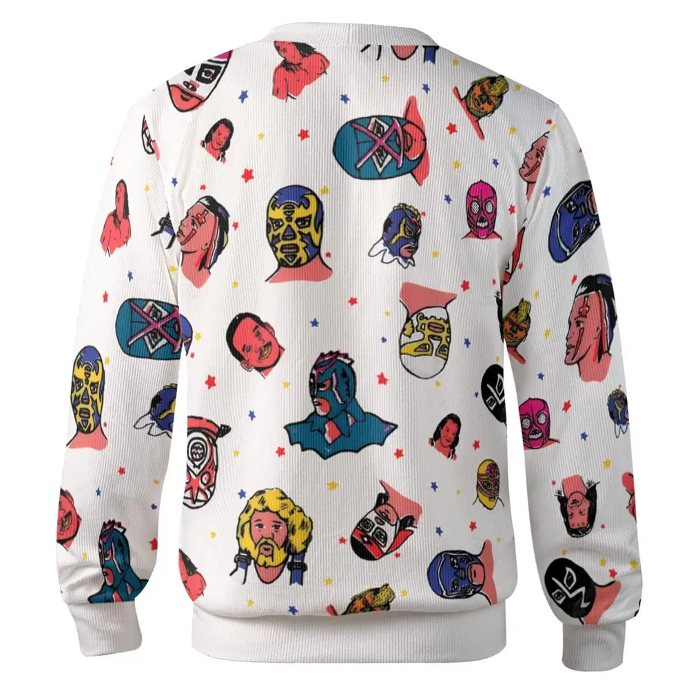 Lucha Libre Wrestling Cardigan - 3