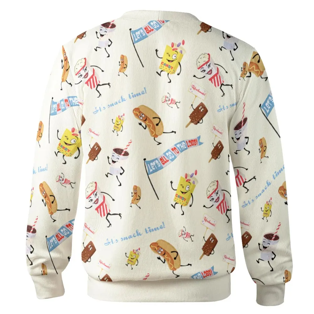Let's All Go To The Lobby Retro Cartoon Cardigan - 3