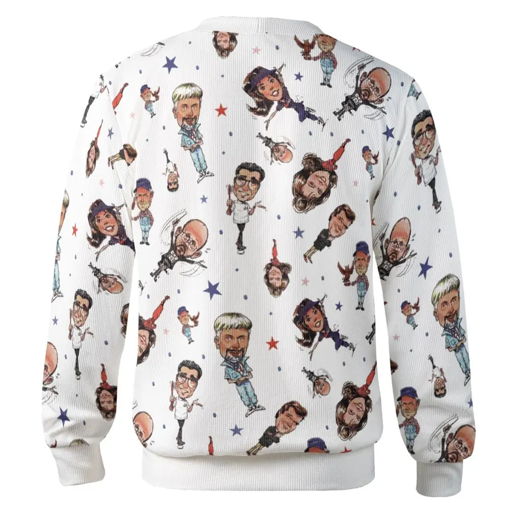 Red White Blaine Waiting For Guffman Cardigan - 3