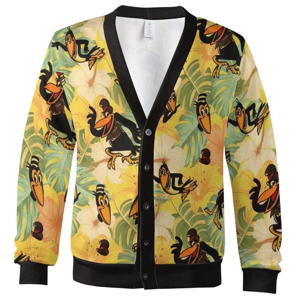 Bird Of A Feather Heckle And Jeckle Cardigan - 2