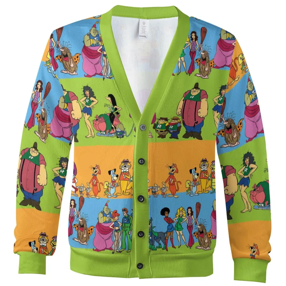 Yogi Yahooeys Scooby Doodies Really Rottens Laffalympics Cardigan - 2