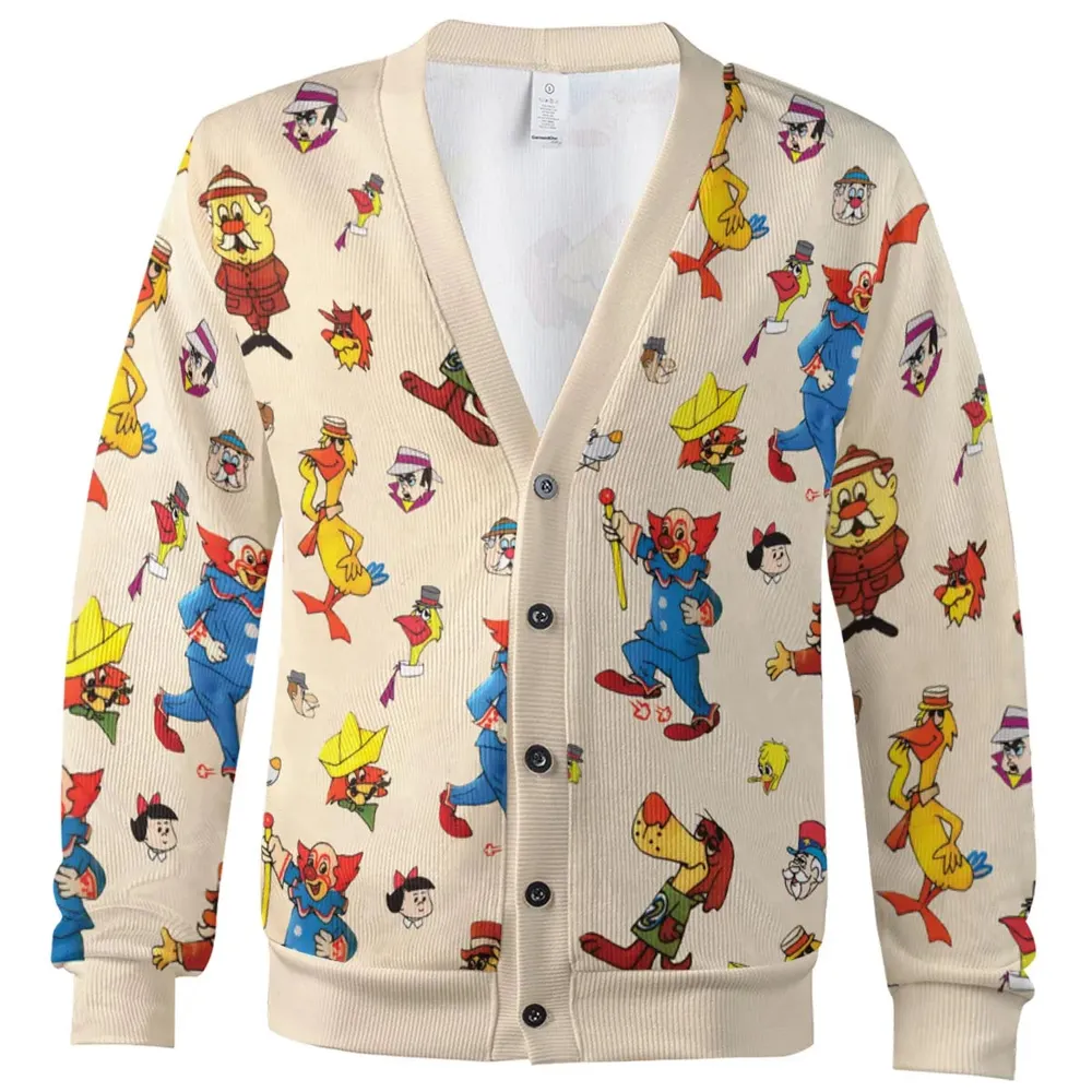 Bozo The Clown And Friends Cardigan - 2