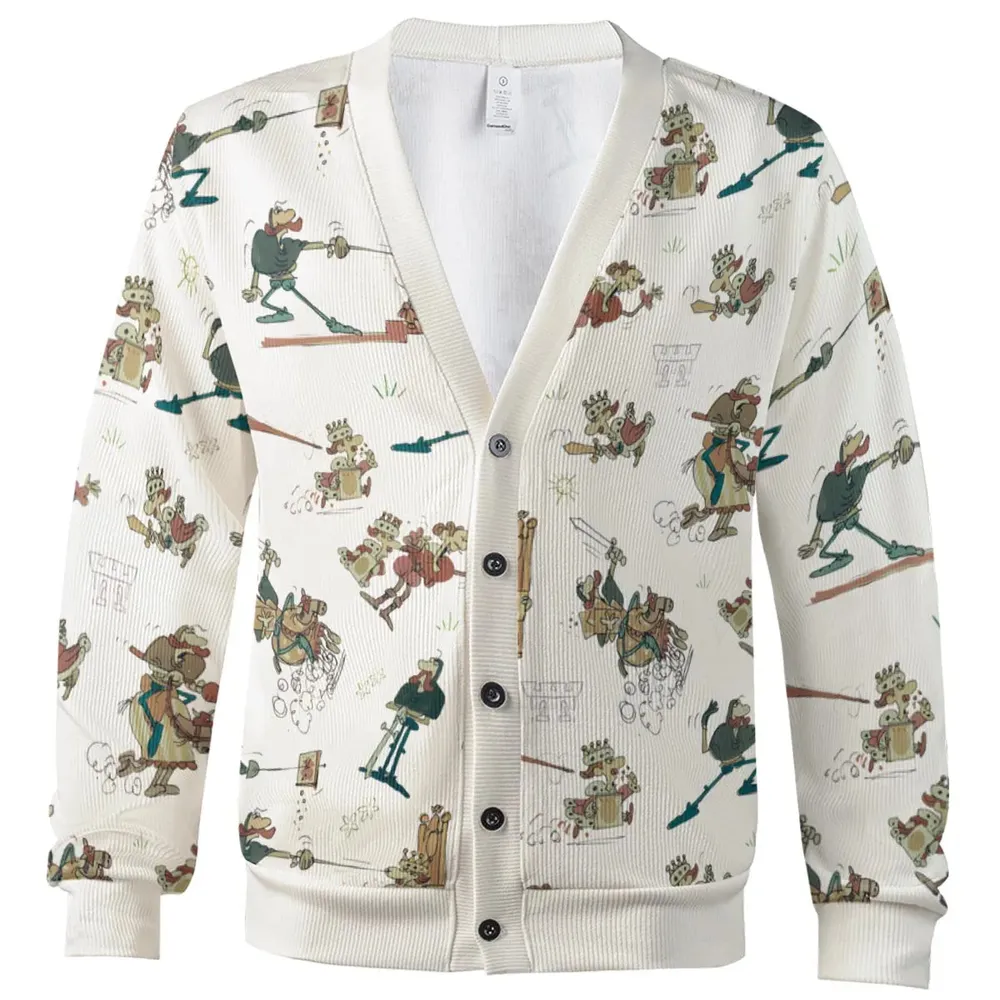 Cap'n Crunch And King Vitaman Character Cardigan - 2