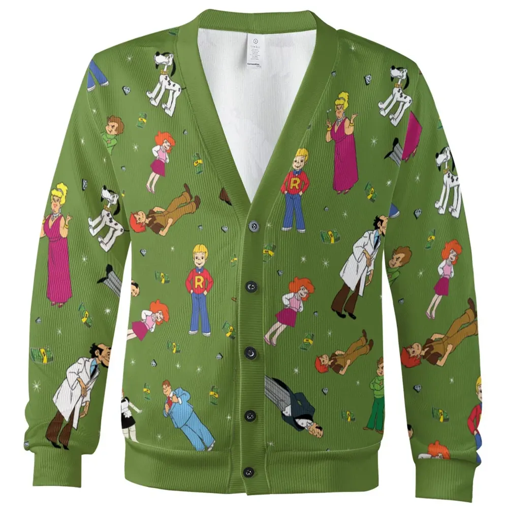 Money Comes To Me Easily Richie Rich Cardigan - 2