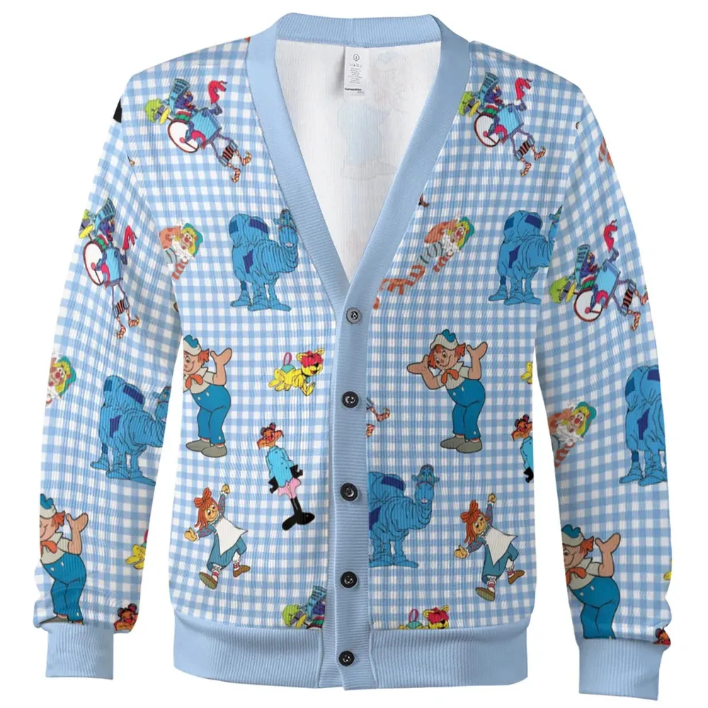Wholesome Memories Stitched Raggedy Ann & Andy Cardigan - 2