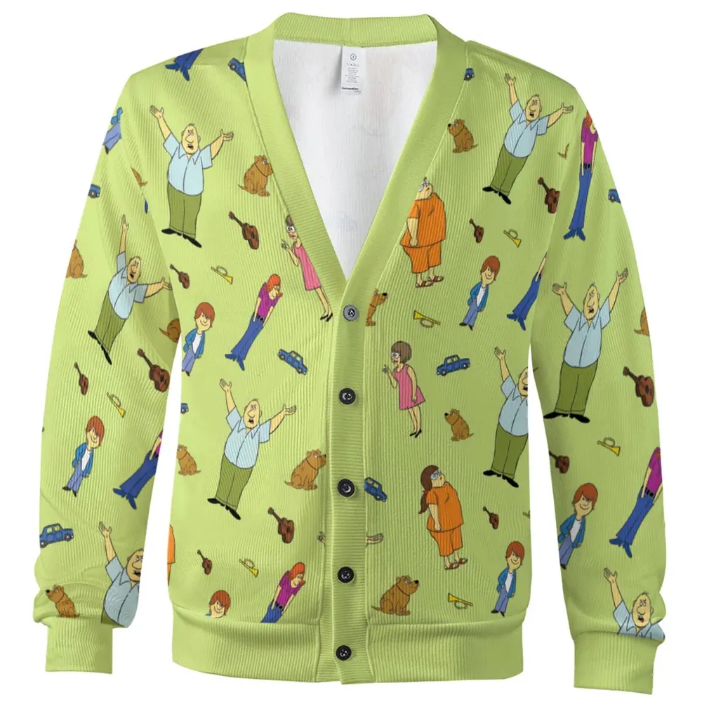 Wait Till Your Father Gets Home Characters Cardigan - 2