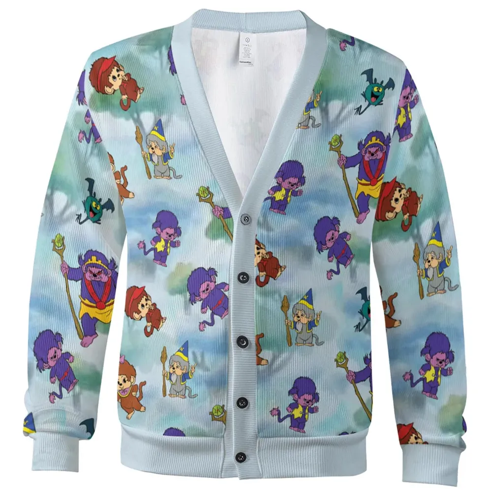 Monchhichis Cartoon Characters Cardigan - 2