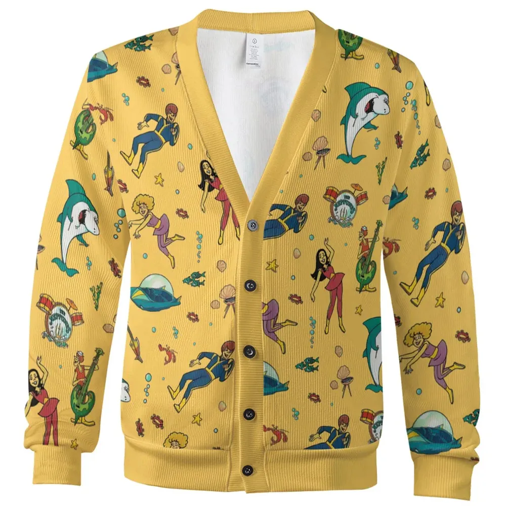 Undersea Style Jabberjaw Cardigan - 2