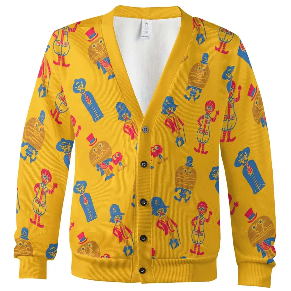 Mcdonaldland Lineup Cardigan - 2