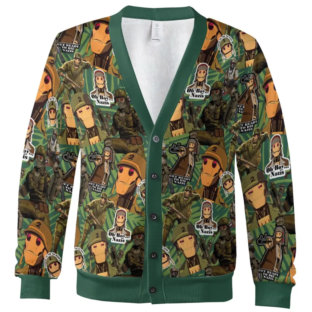 GI Robot Creature Commandos Cardigan - 2