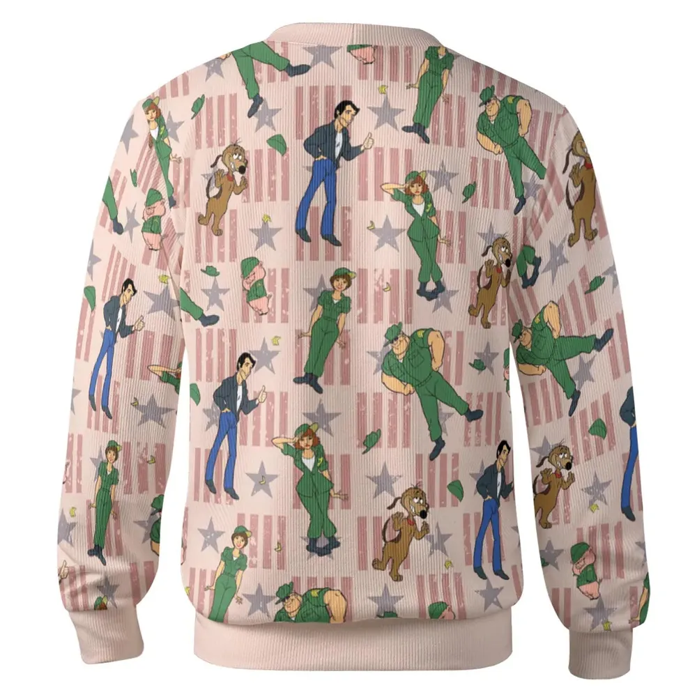 Laverne And Shirley with The Fonz Cardigan - 3