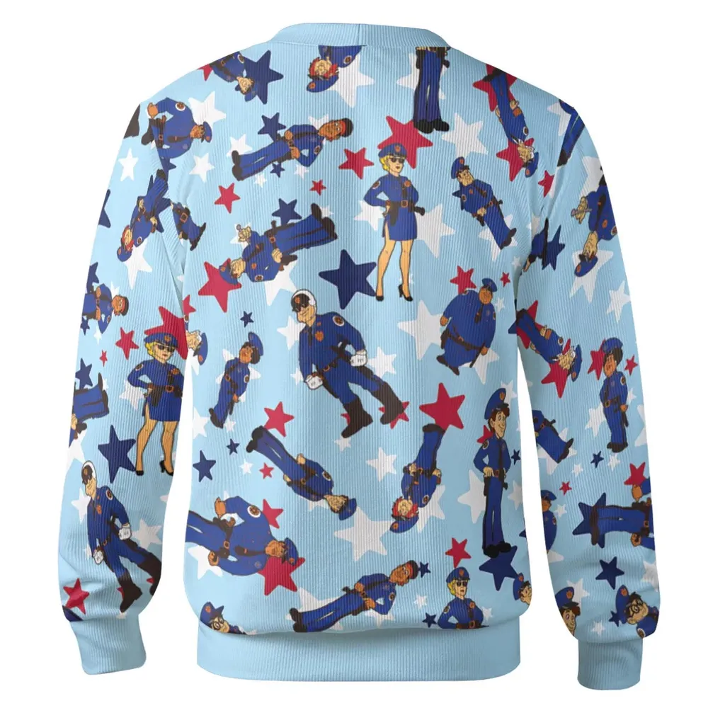Police Academy Cartoon Characters Cardigan - 3