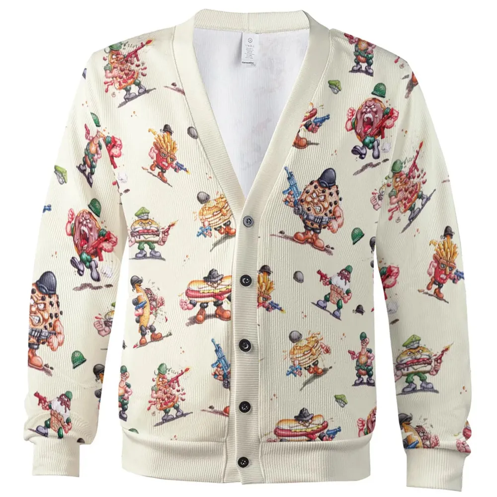 Kitchen Commandos and Refrigerator Rejects Food Fighters Cardigan - 2