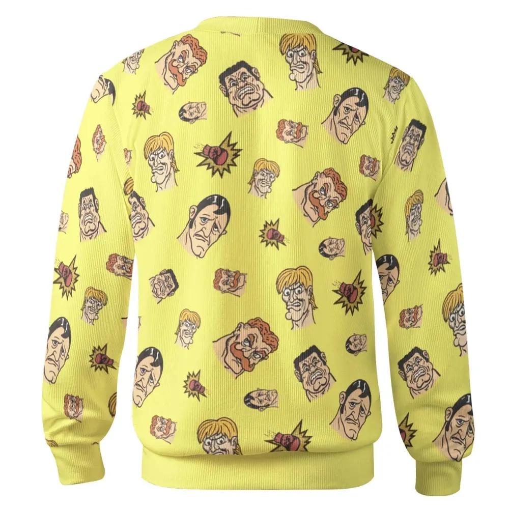 Retro Ring Kings Punch-out Cardigan - 3
