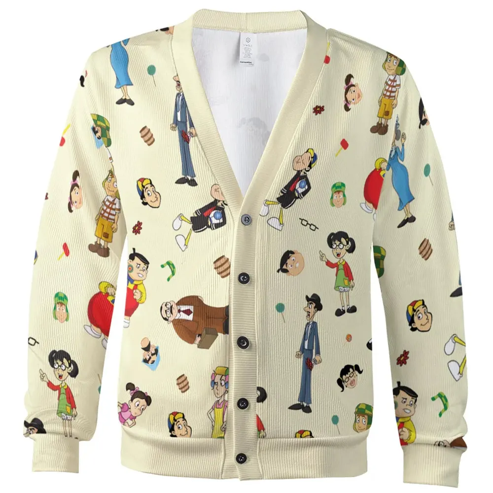 El Chavo Cartoon Characters Cardigan - 2