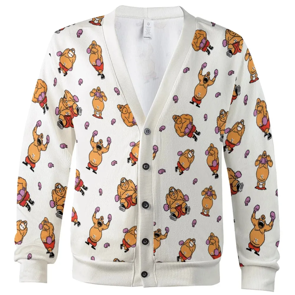 King Hippo Punch Out Cardigan - 2
