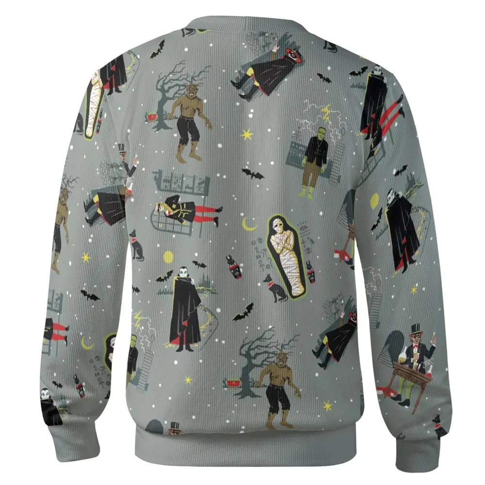 Classic Monsters Halloween Cardigan - 3