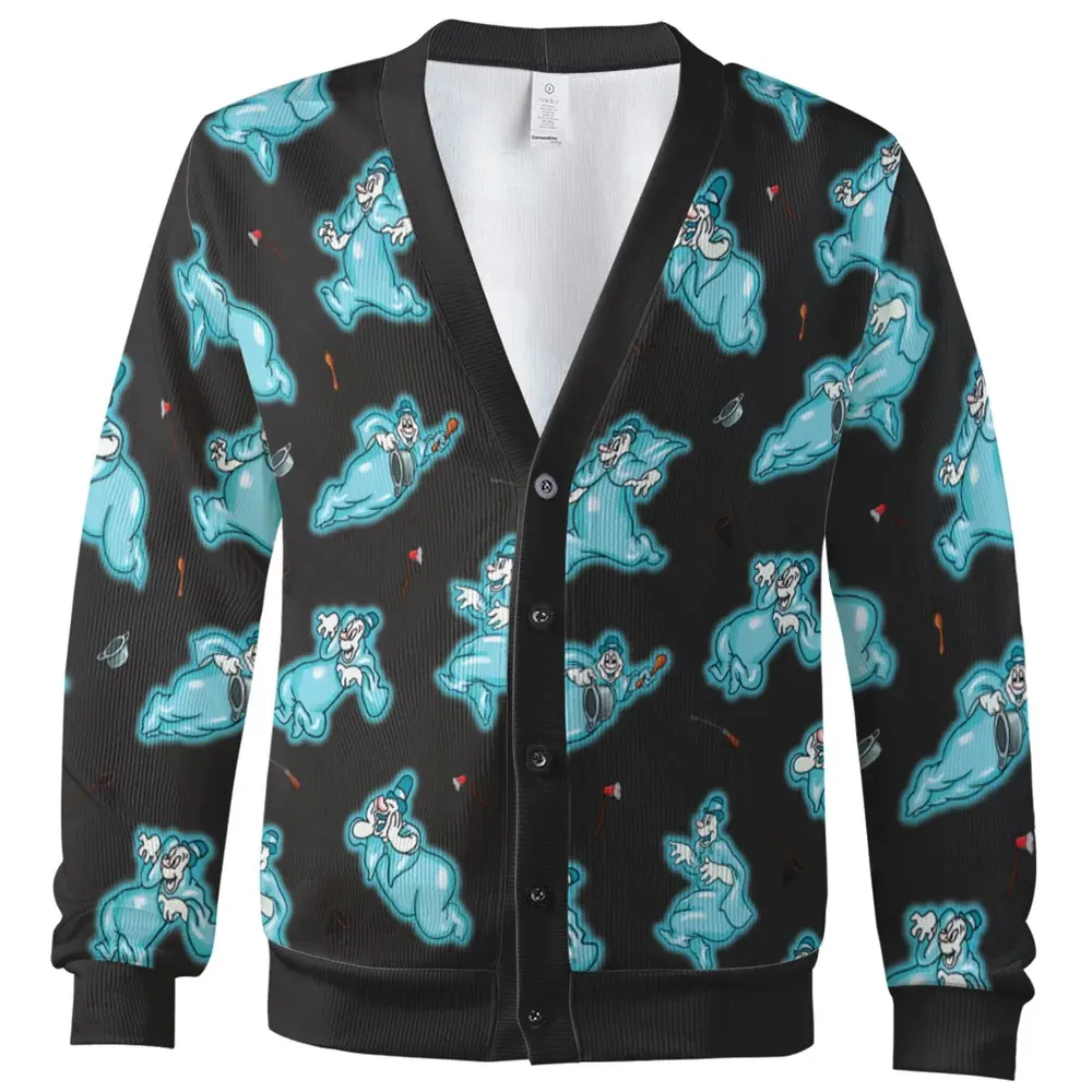 Classic Animated Cartoon Lonesome Ghosts Cardigan - 2