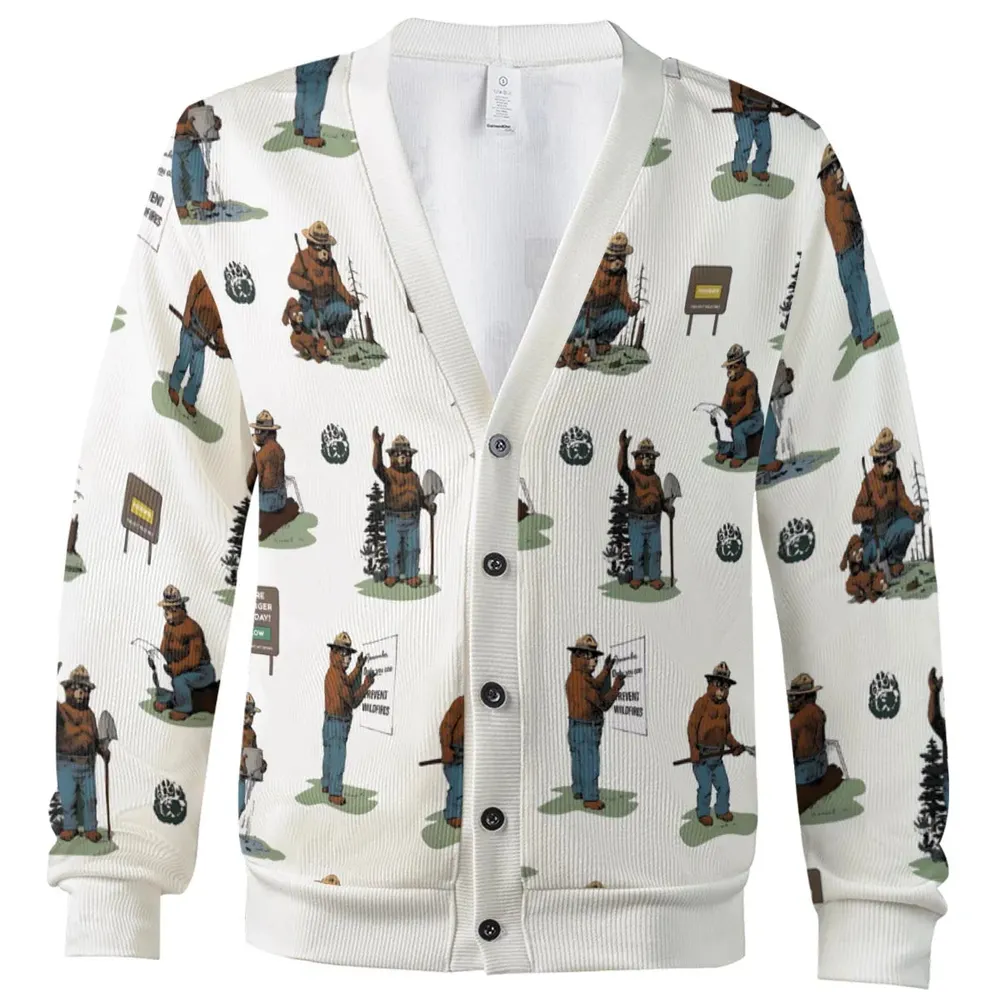 Smokey The Bear Cardigan - 2