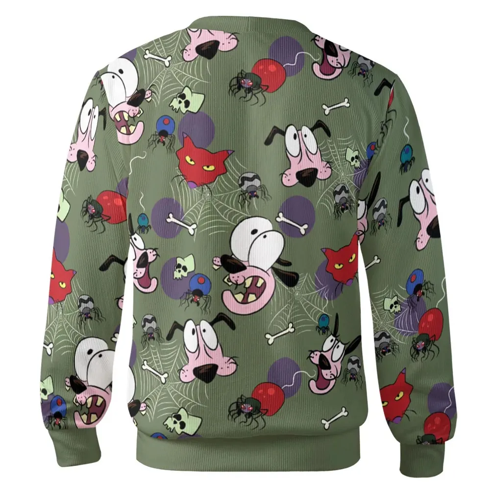 Toon Terror Courage The Cowardly Dog Cardigan - 3