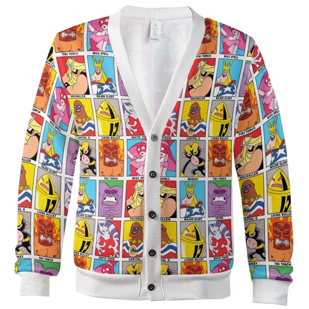 Cartoon Power The Justice Friends Cardigan - 2