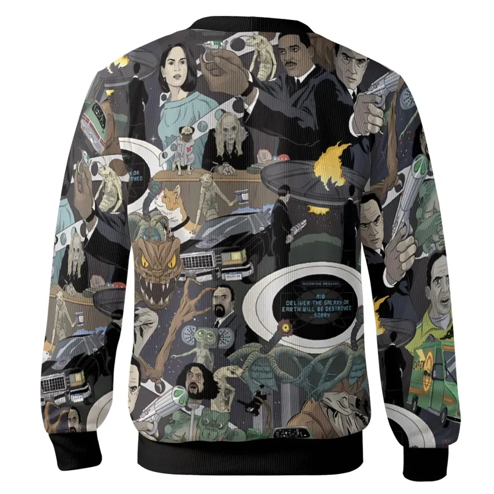 Alien Approved Men In Black Cardigan - 3