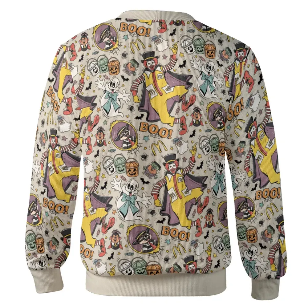 Vintage Halloween Fast Food Cardigan - 3