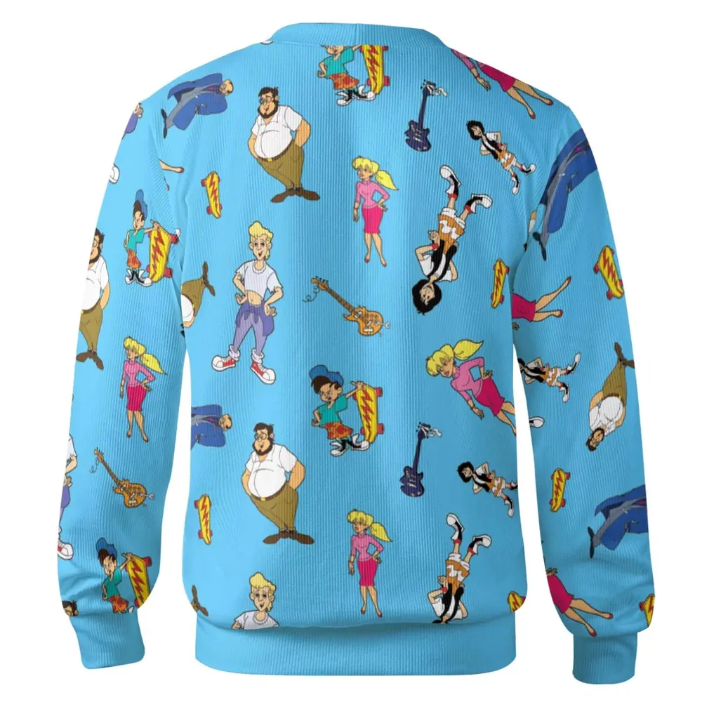 Bill and Ted's Excellent Adventure Cartoon Show Cardigan - 3
