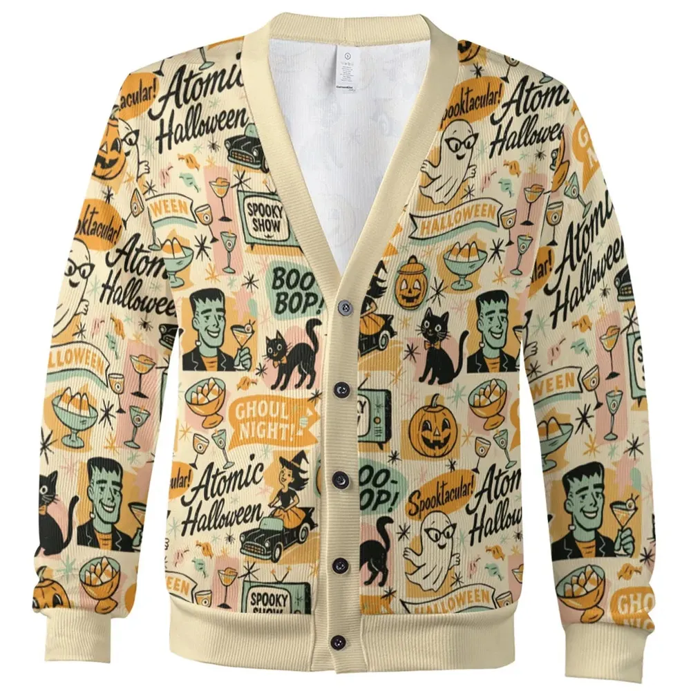 Spooky Show Frankenstein Cardigan - 2