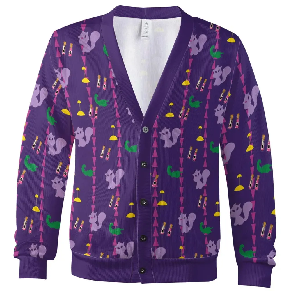 Yzma and Kronk Pattern The Emperor's New Groove Cardigan - 2