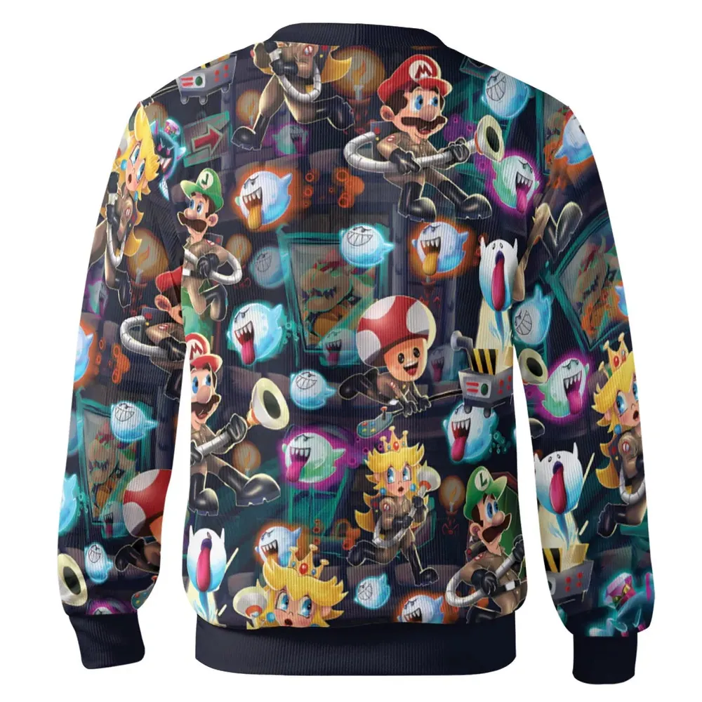 Ghost-hunting Mario Cardigan - 3