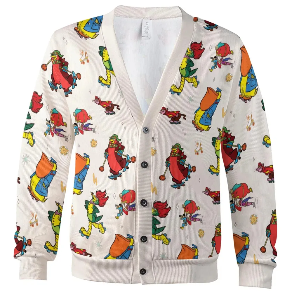 70s Skatebirds The Robonic Stooges Cardigan - 2