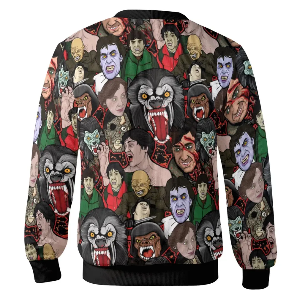 An American Werewolf in London Collage Cardigan - 3