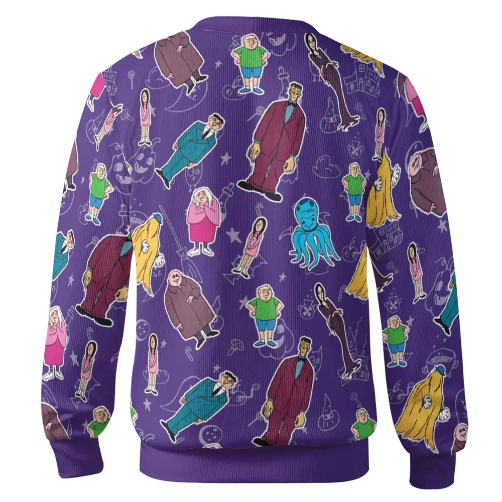 The Addams Family Cartoon Cardigan - 3