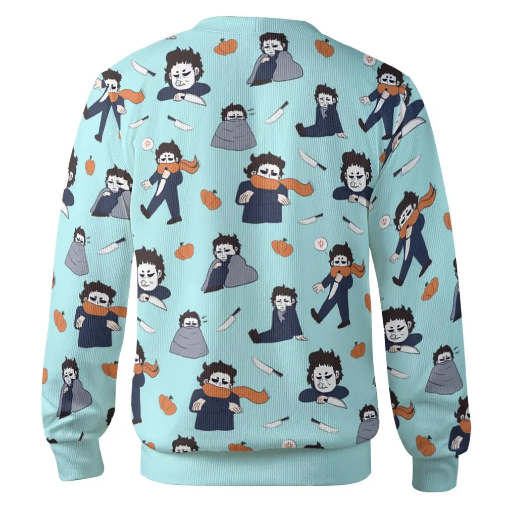 Spooky But Cute Michael Myers Cardigan - 3
