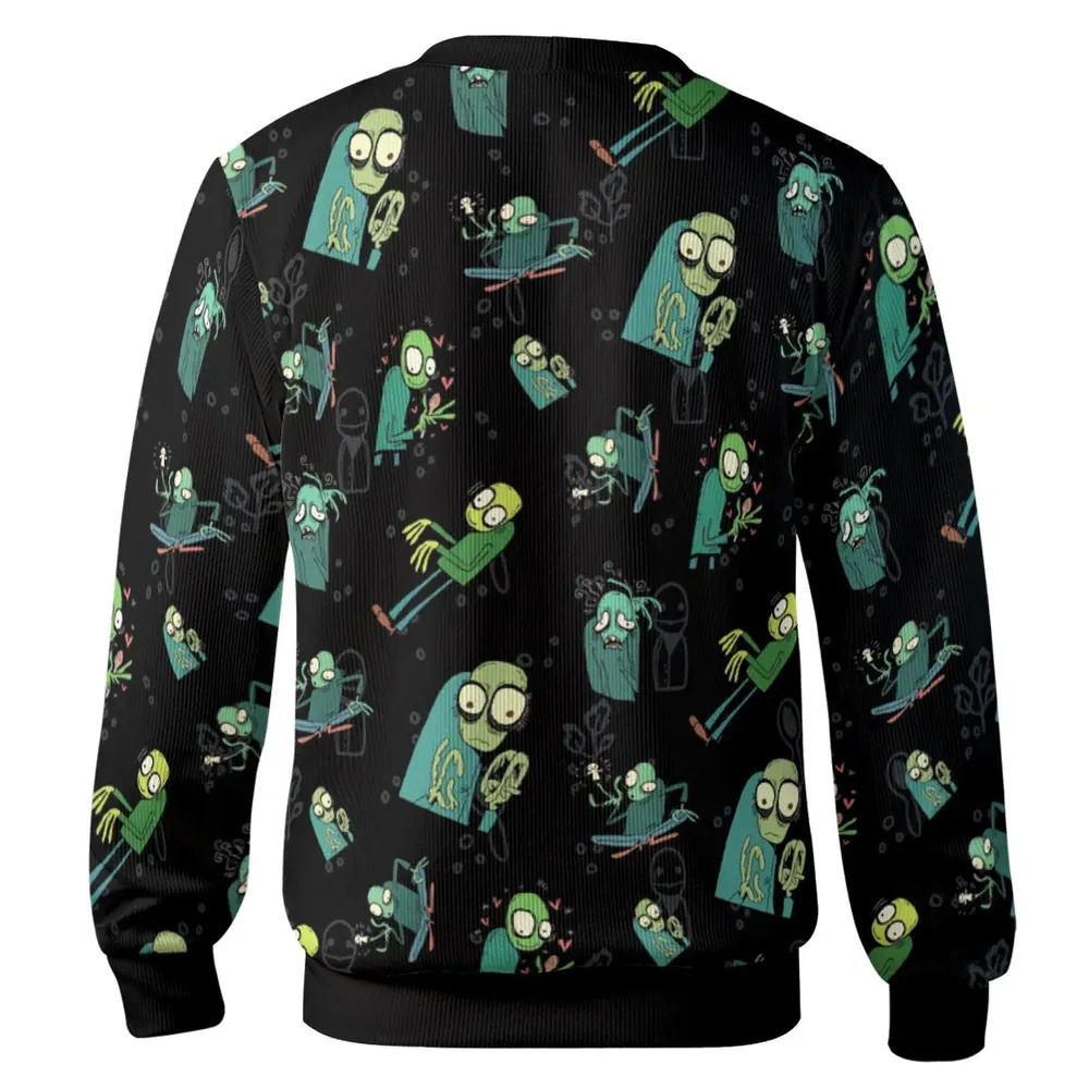Salad Finger Pattern Cardigan - 3