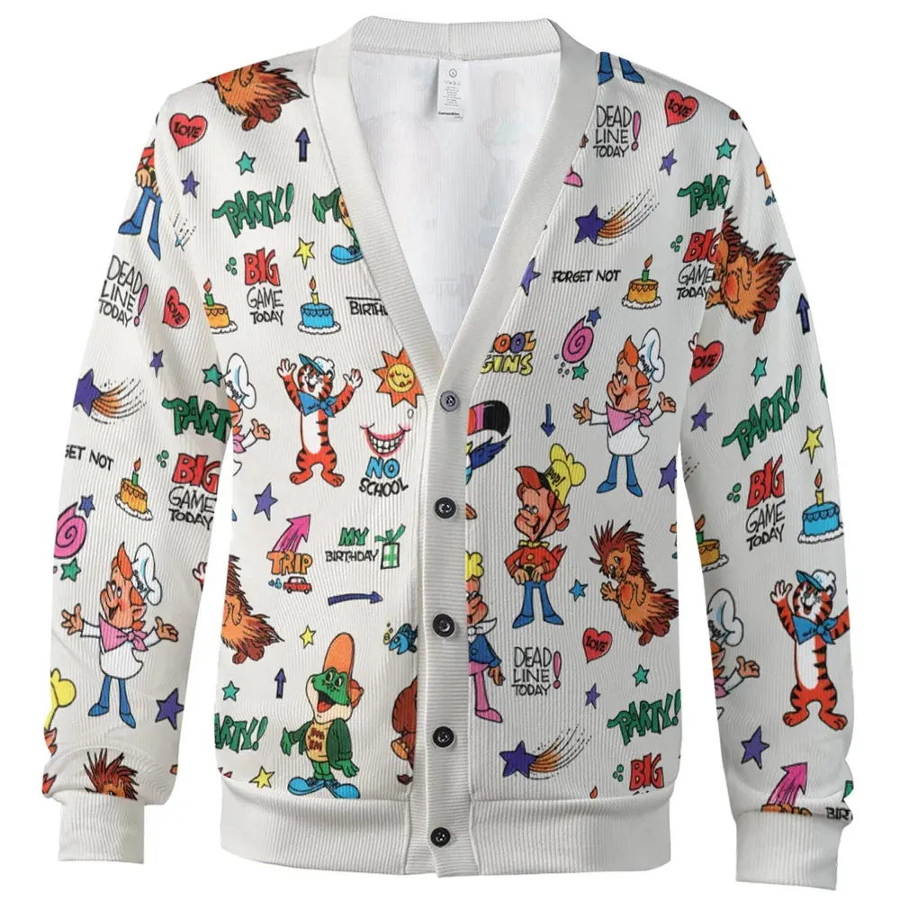 Cartoon Commercials Cardigan - 2