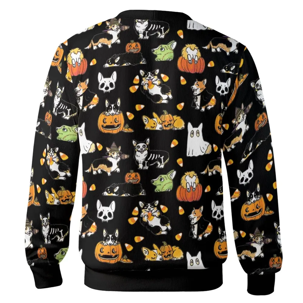 Spooky Frenchies Halloween Cardigan - 3