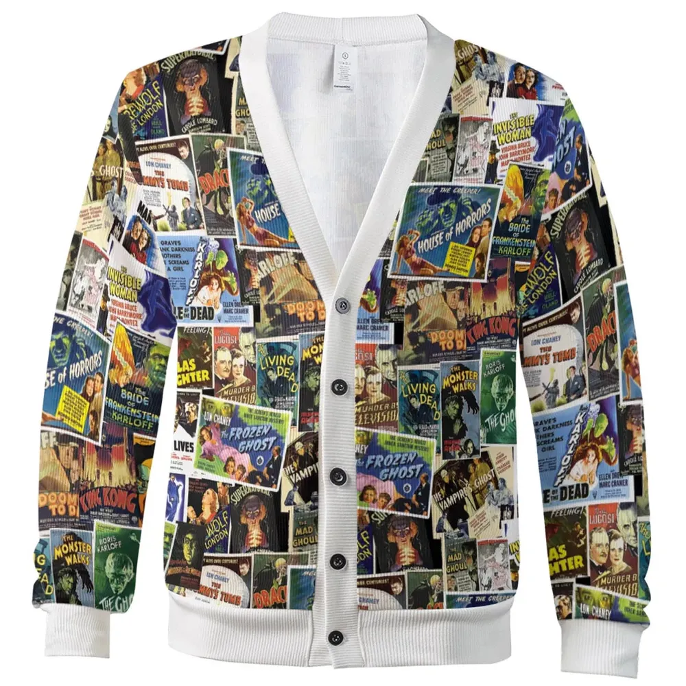 Vintage Horror Cardigan - 2