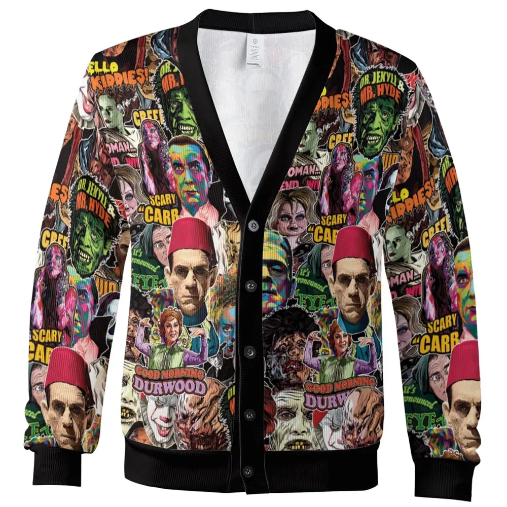 A Wonderful World of Horror Cardigan - 2